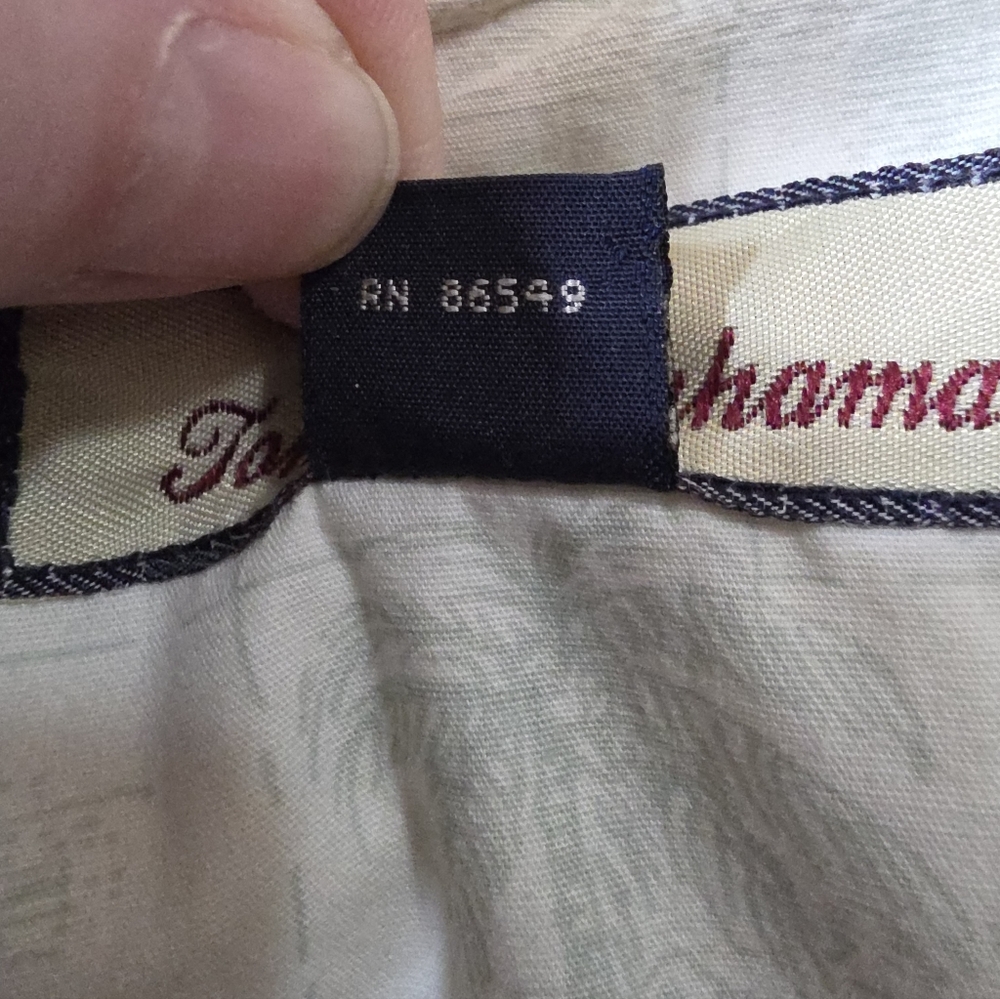 Tommy Bahama Silk Dress Pants Men's 32x29 Pleated Cream Beige - Picture 8 of 9